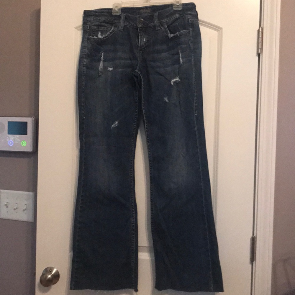 Silver jeans